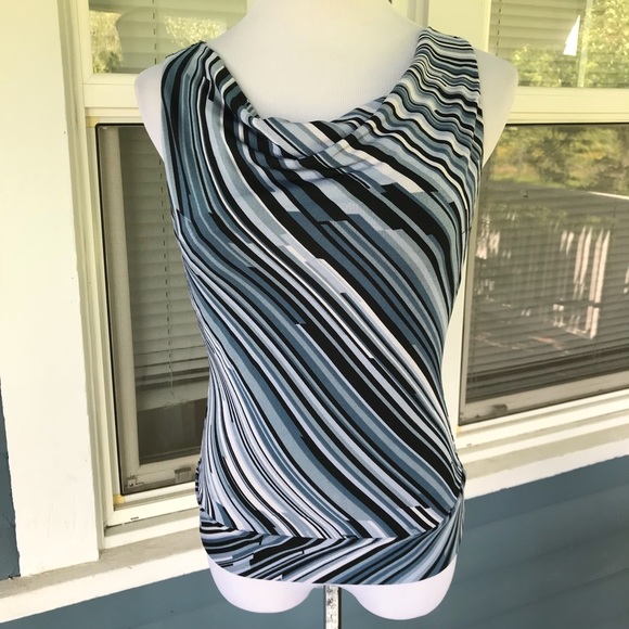 A. Byer Tops - A BYER Striped Drape Top